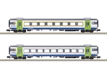 Trix 18294 - N - 2-tlg. Set Personenwagen GoldenPassLine, BLS, Ep. VI